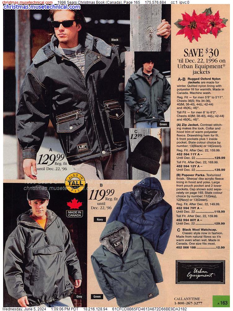 1996 Sears Christmas Book (Canada), Page 165
