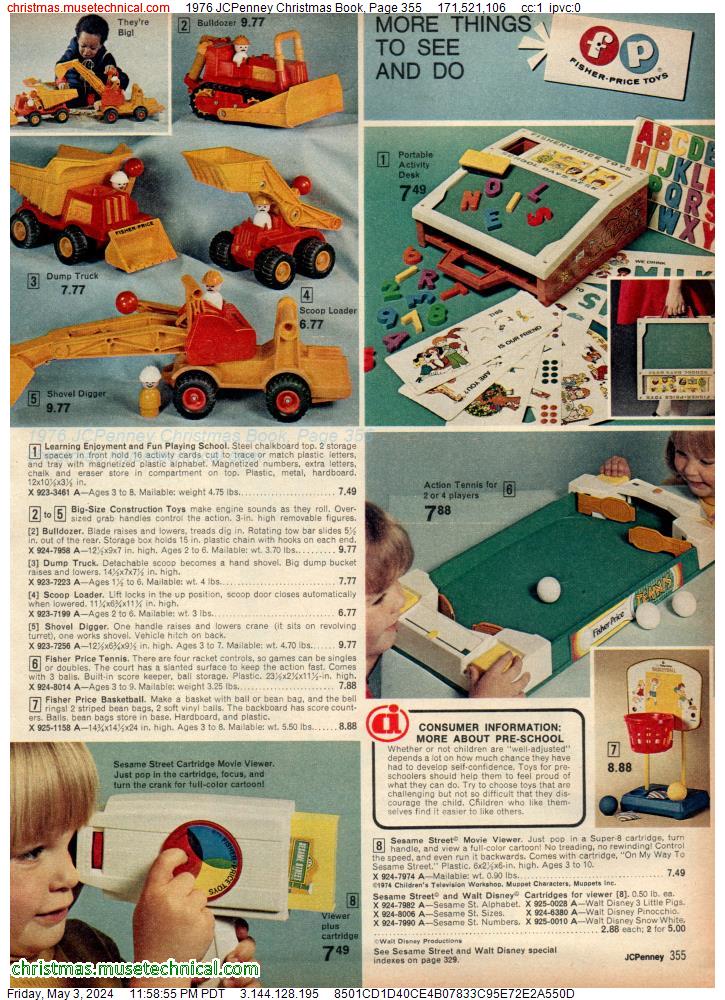 1976 JCPenney Christmas Book, Page 355
