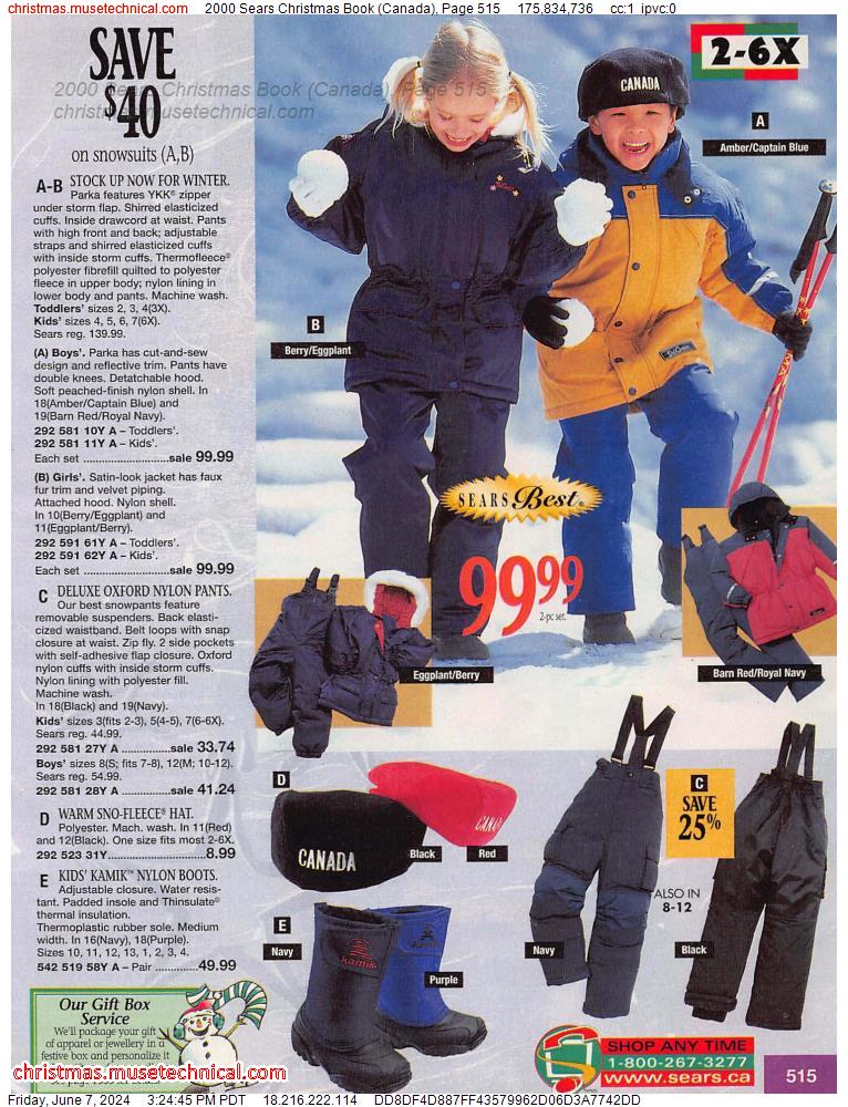 2000 Sears Christmas Book (Canada), Page 515