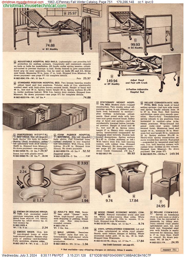 1963 JCPenney Fall Winter Catalog, Page 751