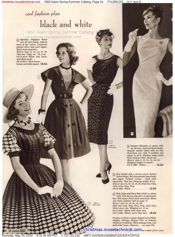 1960 Sears Spring Summer Catalog, Page 24