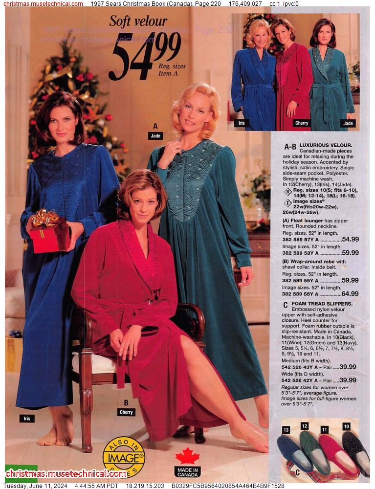1997 Sears Christmas Book (Canada), Page 220