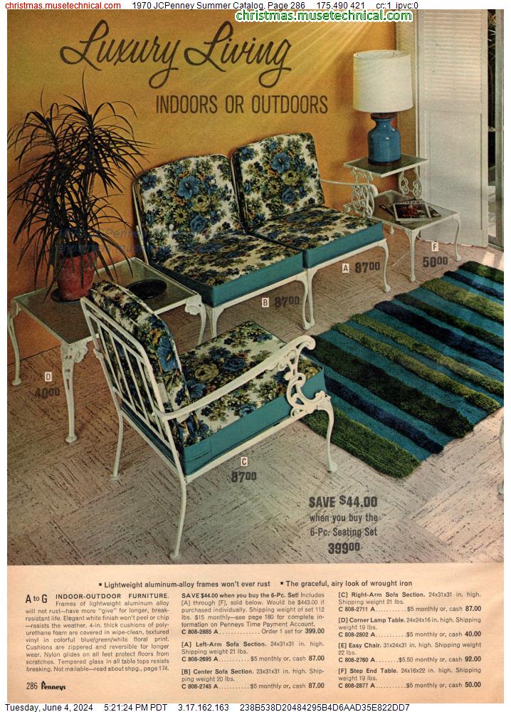 1970 JCPenney Summer Catalog, Page 286