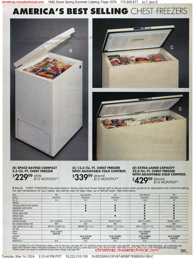 1992 Sears Spring Summer Catalog, Page 1079
