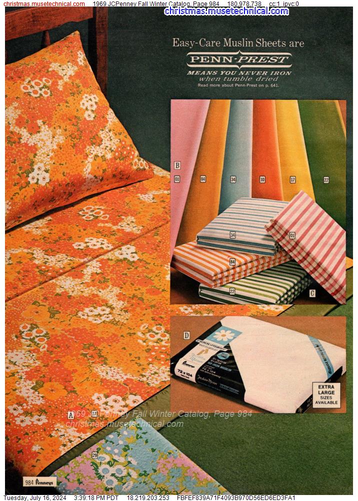 1969 JCPenney Fall Winter Catalog, Page 984