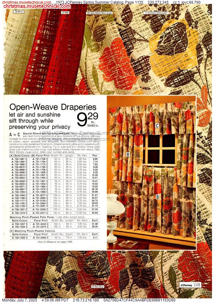 1973 JCPenney Spring Summer Catalog, Page 1135