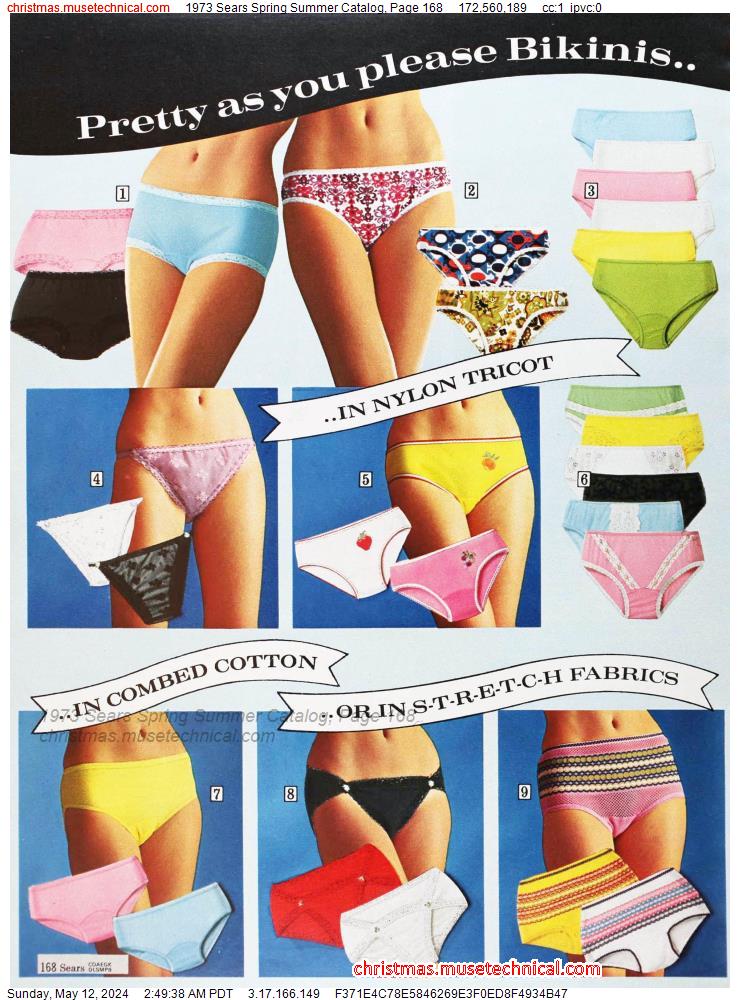 1973 Sears Spring Summer Catalog, Page 168