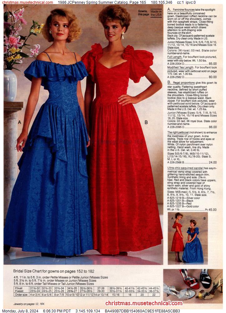 1986 JCPenney Spring Summer Catalog, Page 165