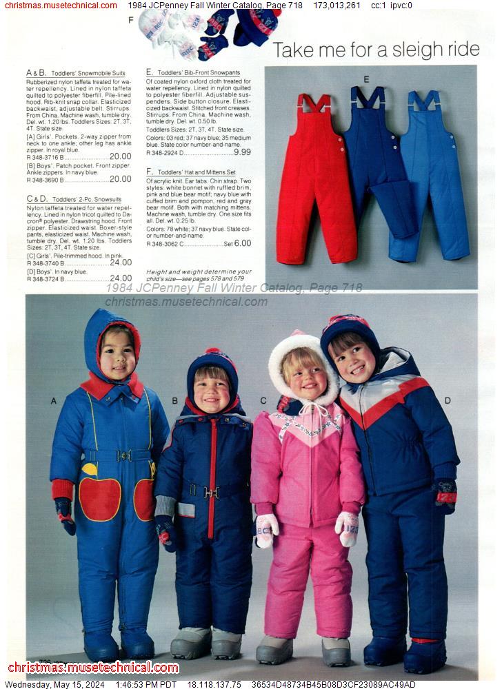1984 JCPenney Fall Winter Catalog, Page 718