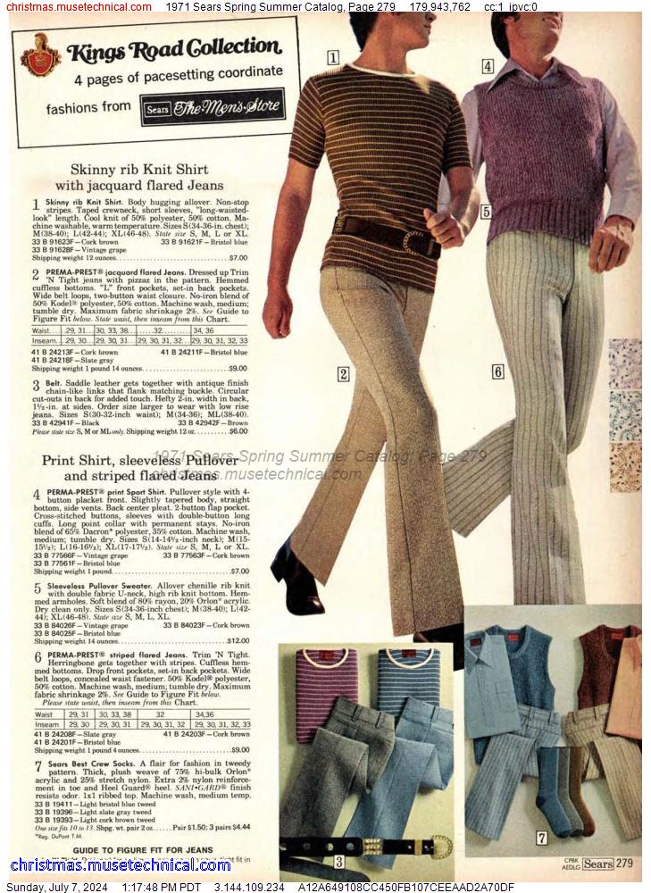 1971 Sears Spring Summer Catalog, Page 279