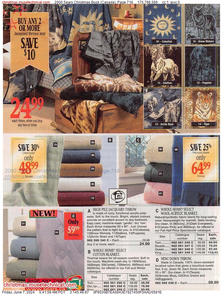 2000 Sears Christmas Book (Canada), Page 718