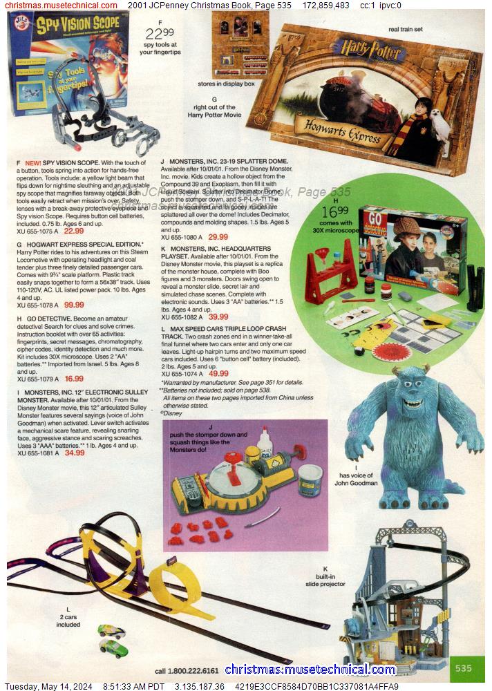2001 JCPenney Christmas Book, Page 535