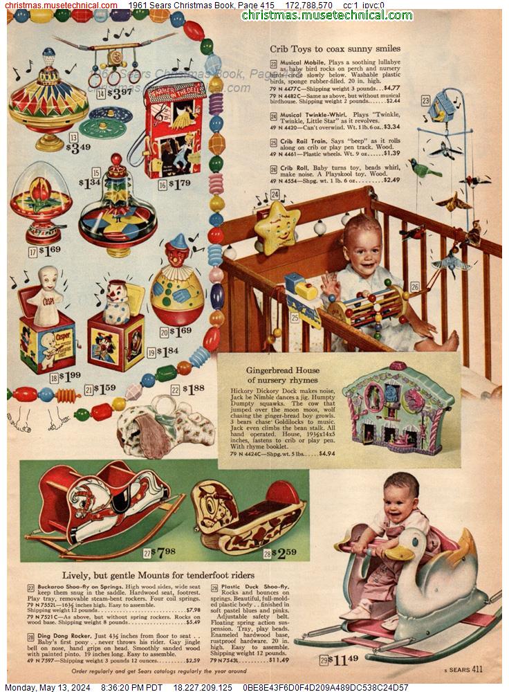 1961 Sears Christmas Book, Page 415