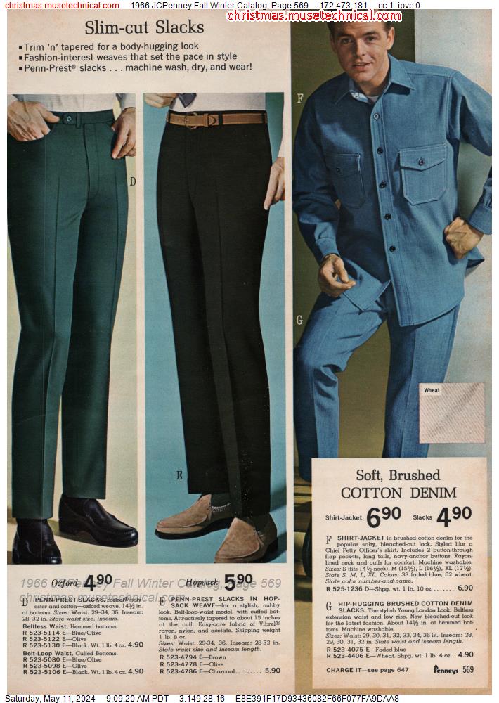 1966 JCPenney Fall Winter Catalog, Page 569