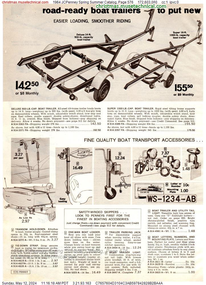 1964 JCPenney Spring Summer Catalog, Page 576