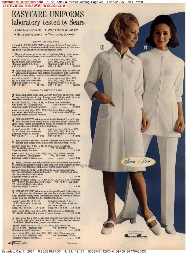 1972 Sears Fall Winter Catalog, Page 48
