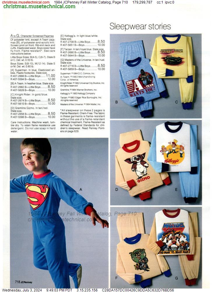 1984 JCPenney Fall Winter Catalog, Page 710