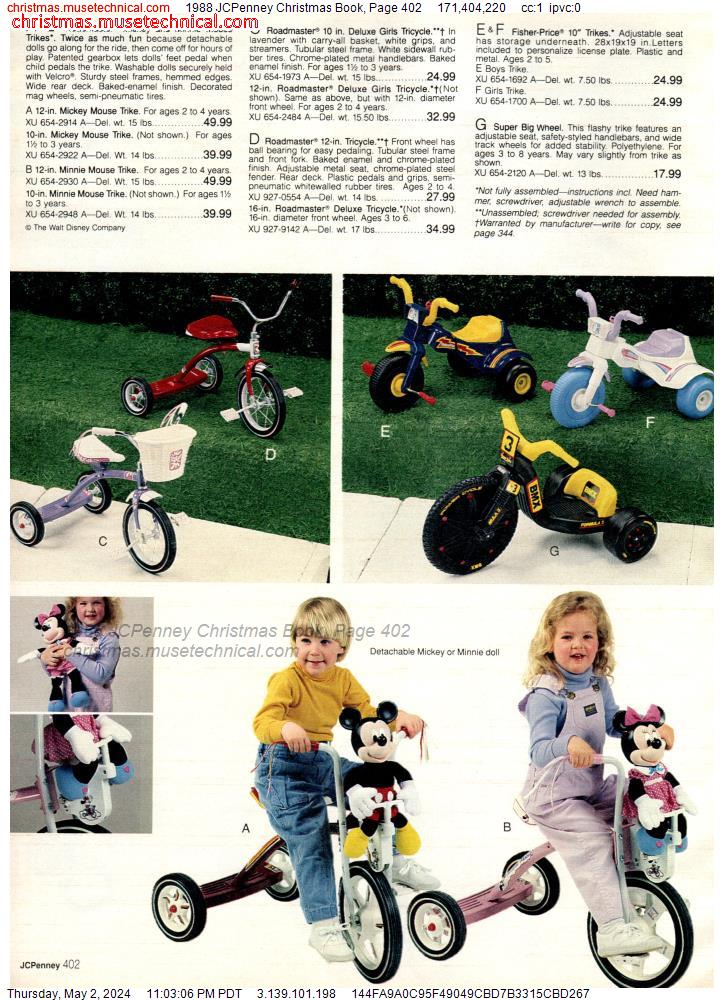 1988 JCPenney Christmas Book, Page 402