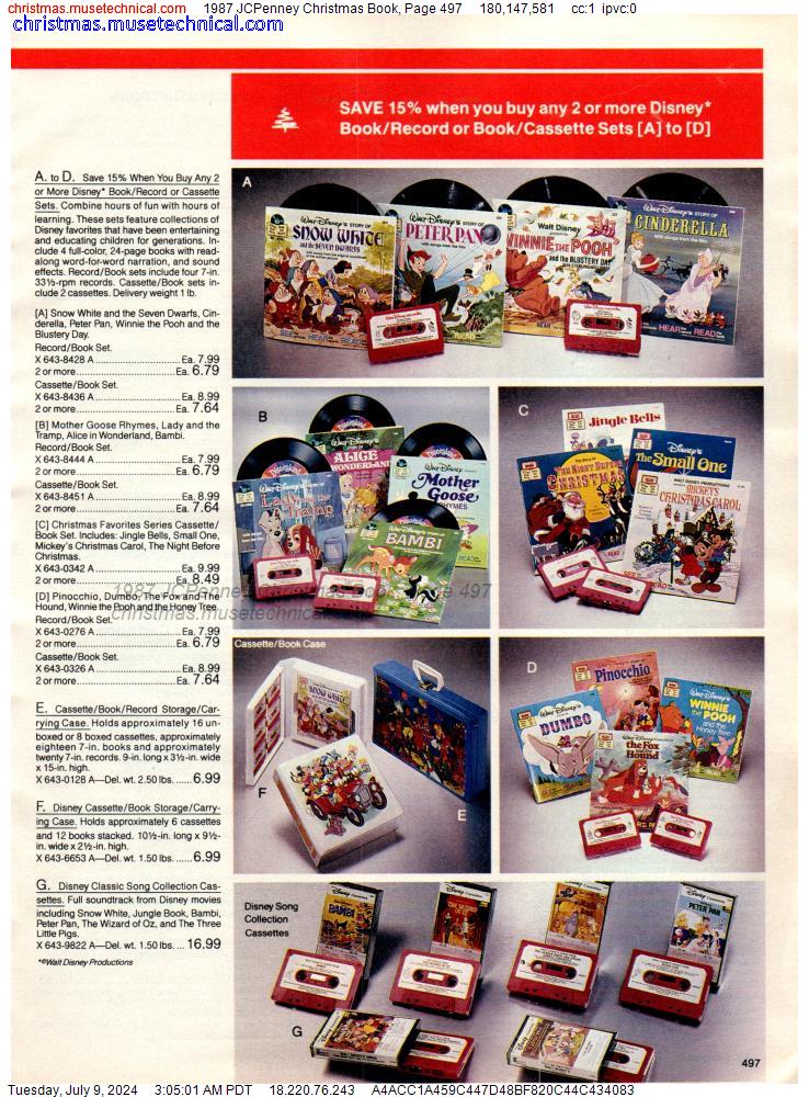 1987 JCPenney Christmas Book, Page 497