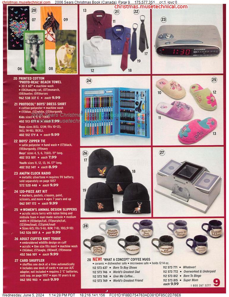 2006 Sears Christmas Book (Canada), Page 9