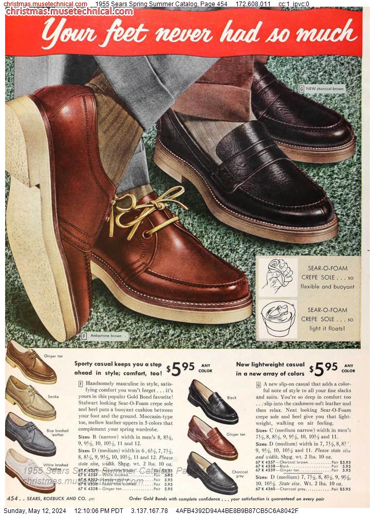 1955 Sears Spring Summer Catalog, Page 454