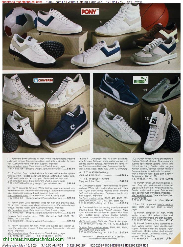 1984 Sears Fall Winter Catalog, Page 466