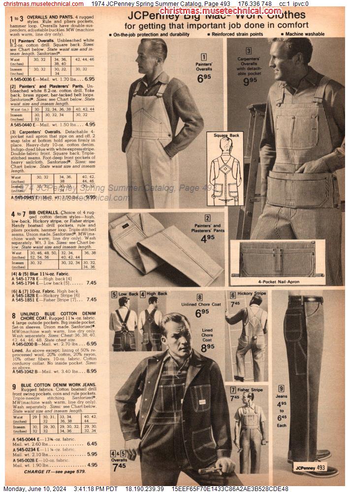 1974 JCPenney Spring Summer Catalog, Page 493