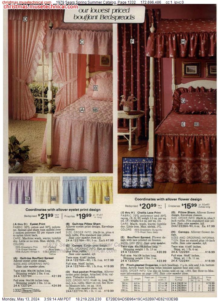 1979 Sears Spring Summer Catalog, Page 1332