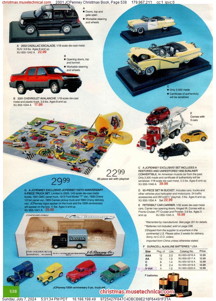 2001 JCPenney Christmas Book, Page 538