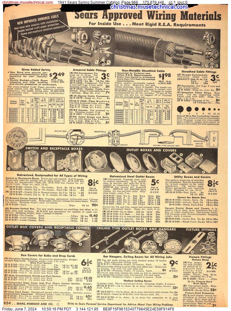 1941 Sears Spring Summer Catalog, Page 968