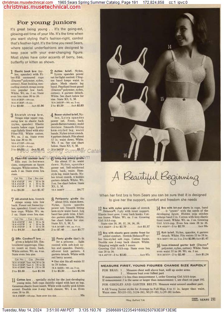 1965 Sears Spring Summer Catalog, Page 191