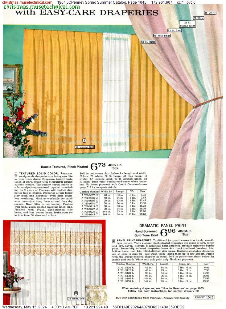 1964 JCPenney Spring Summer Catalog, Page 1045