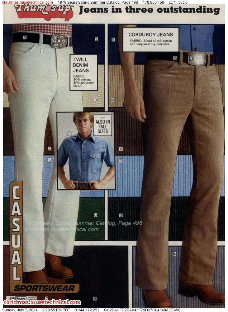 1979 Sears Spring Summer Catalog, Page 496