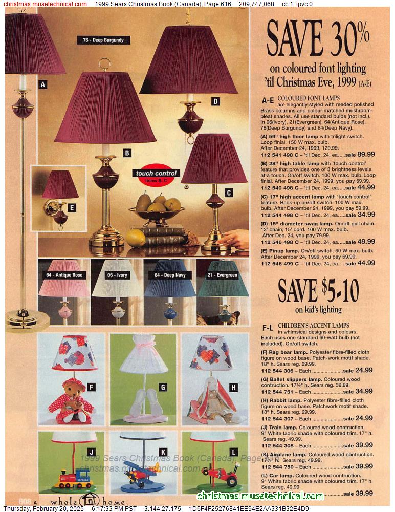 1999 Sears Christmas Book (Canada), Page 616