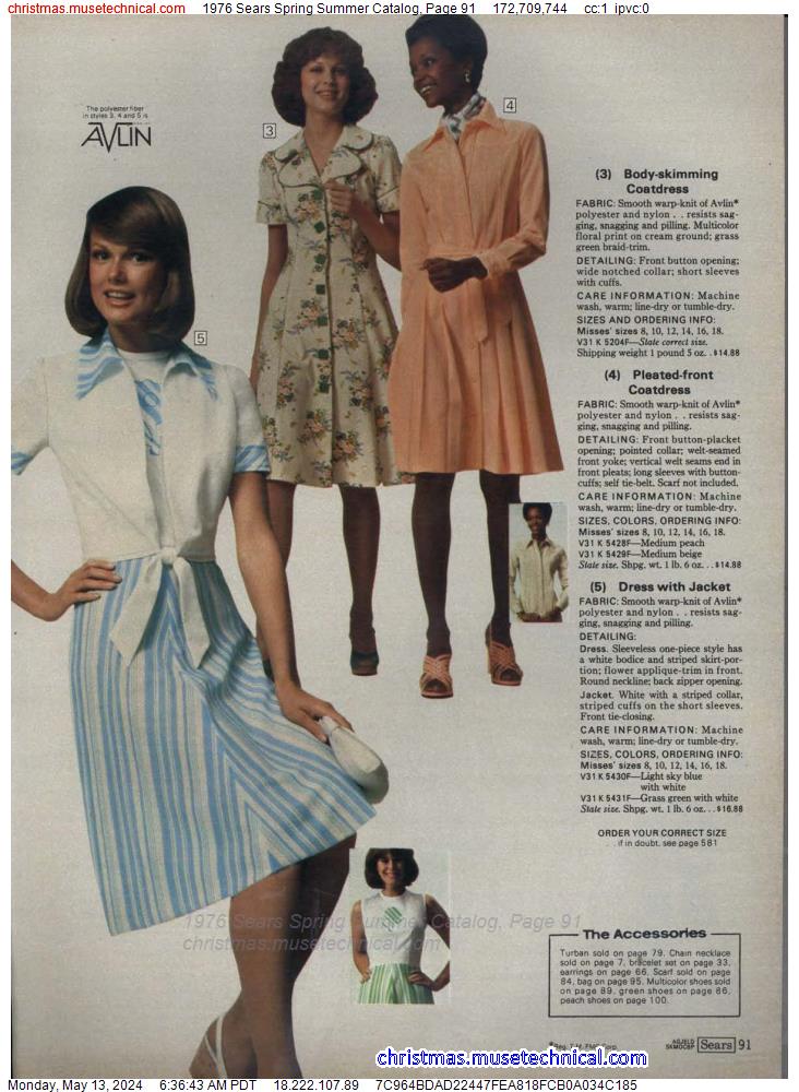 1976 Sears Spring Summer Catalog, Page 91