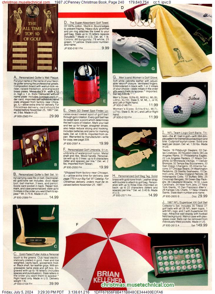 1987 JCPenney Christmas Book, Page 240