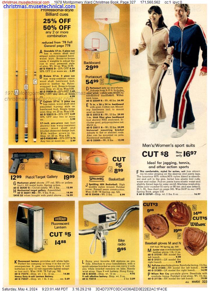 1978 Montgomery Ward Christmas Book, Page 327