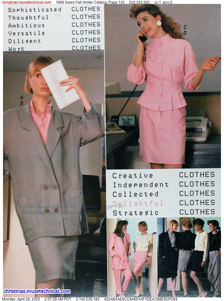 1988 Sears Fall Winter Catalog, Page 130