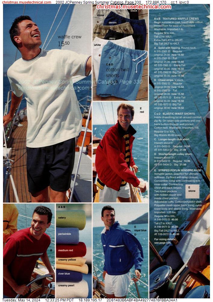 2002 JCPenney Spring Summer Catalog, Page 330