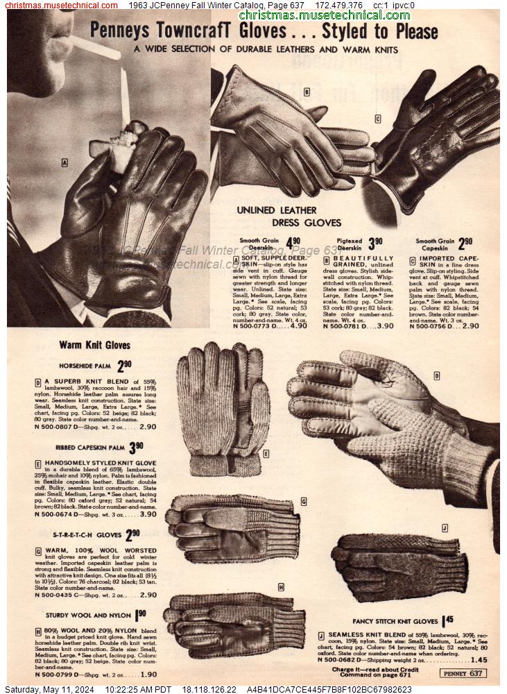 1963 JCPenney Fall Winter Catalog, Page 637
