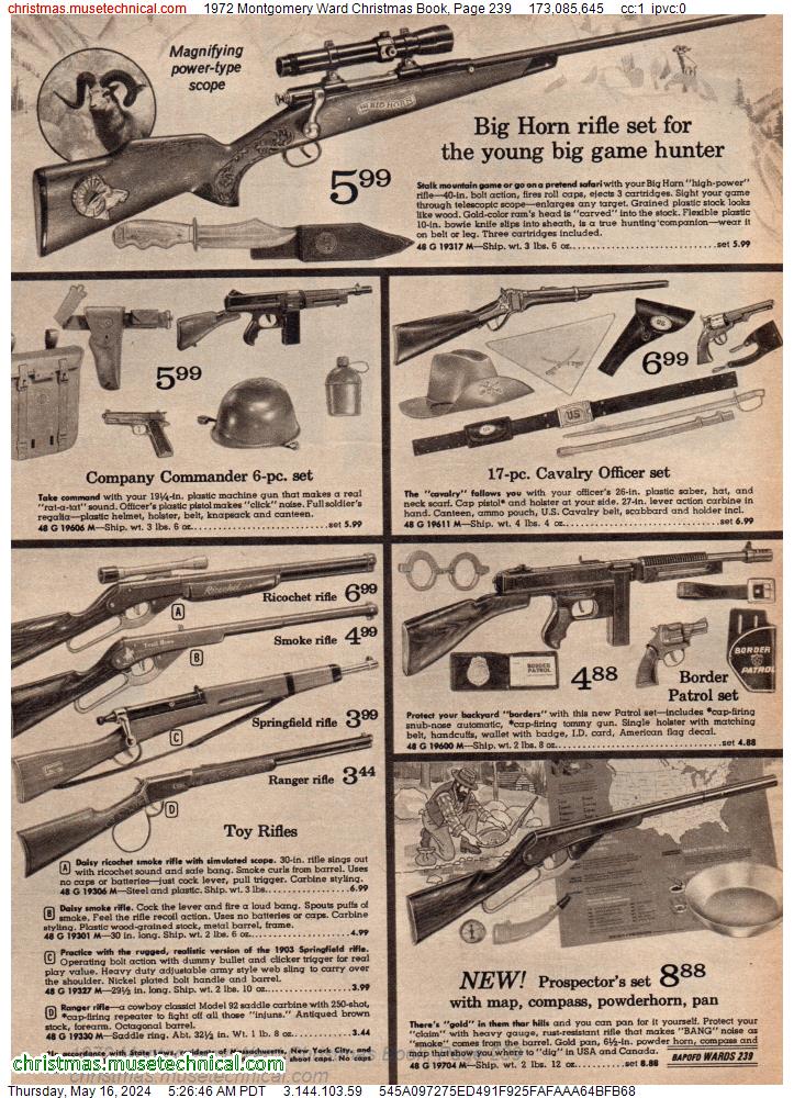 1972 Montgomery Ward Christmas Book, Page 239