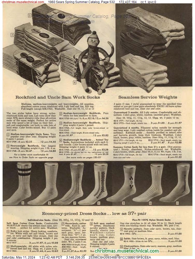 1960 Sears Spring Summer Catalog, Page 532