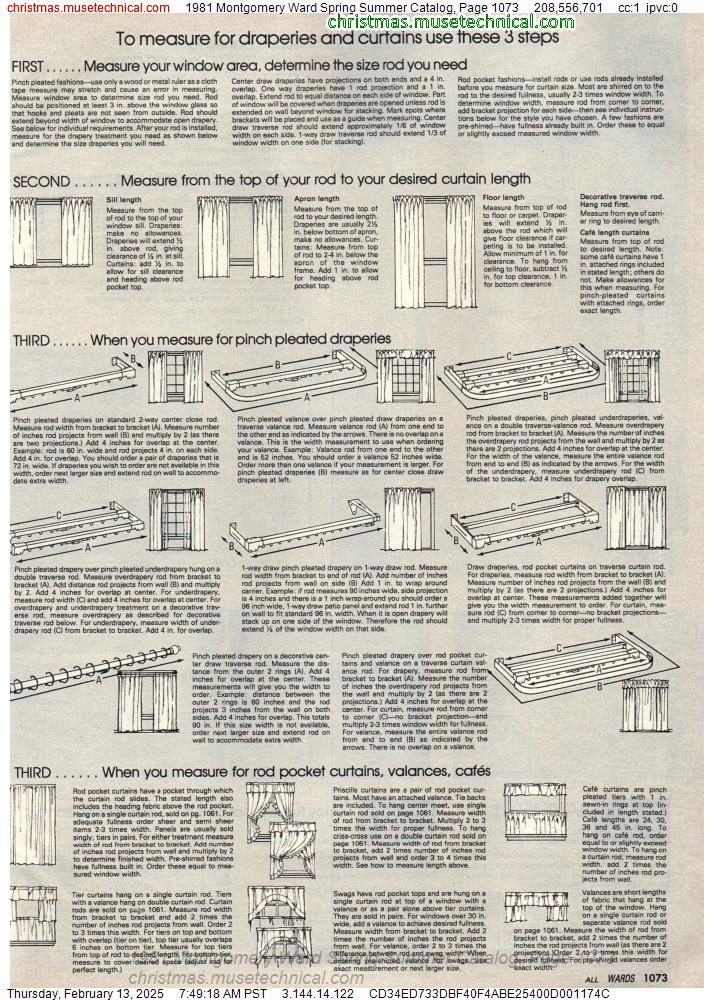 1981 Montgomery Ward Spring Summer Catalog, Page 1073