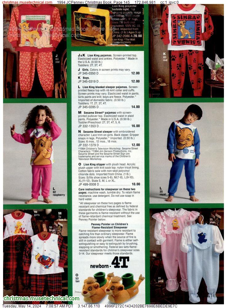 1994 JCPenney Christmas Book, Page 145