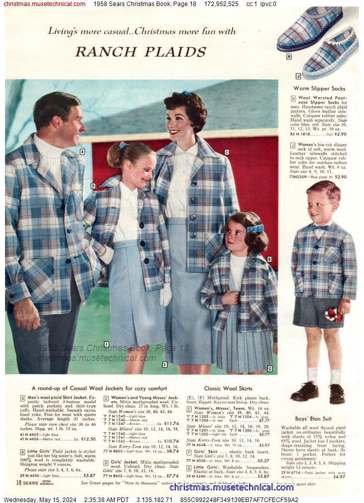 1958 Sears Christmas Book, Page 18