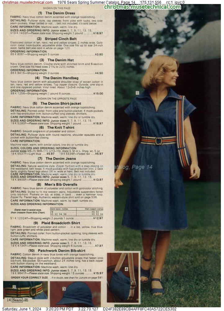 1976 Sears Spring Summer Catalog, Page 14