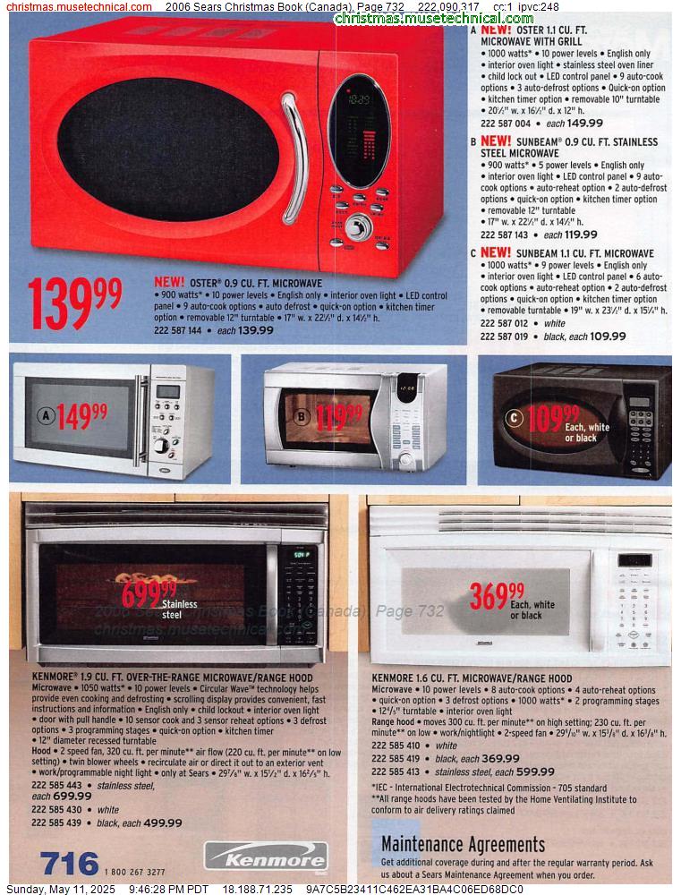 2006 Sears Christmas Book (Canada), Page 732