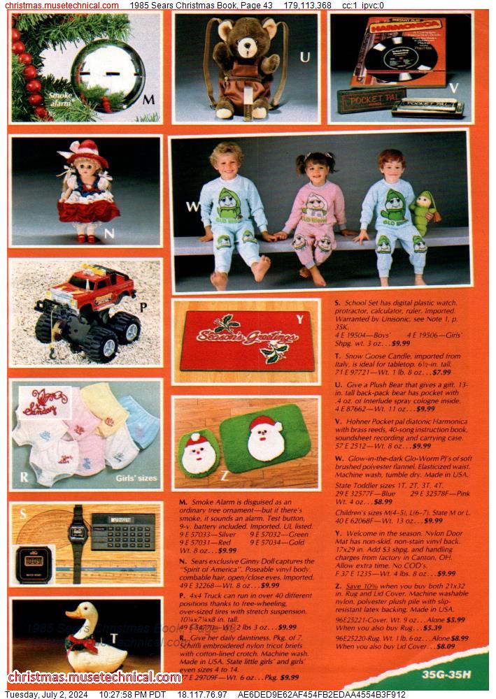 1985 Sears Christmas Book, Page 43