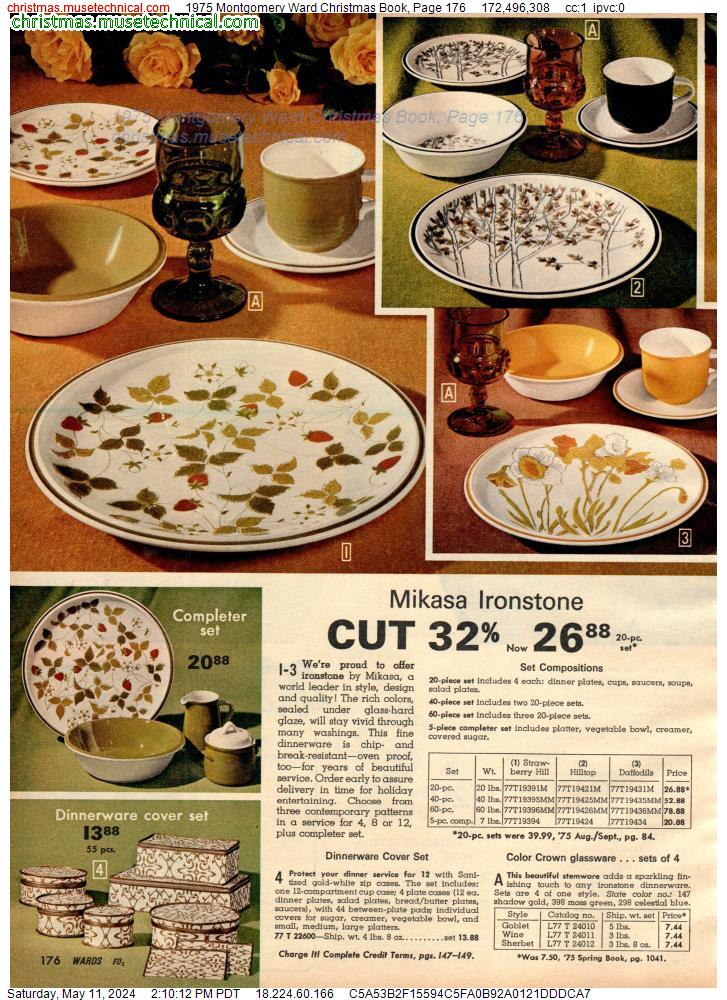 1975 Montgomery Ward Christmas Book, Page 176
