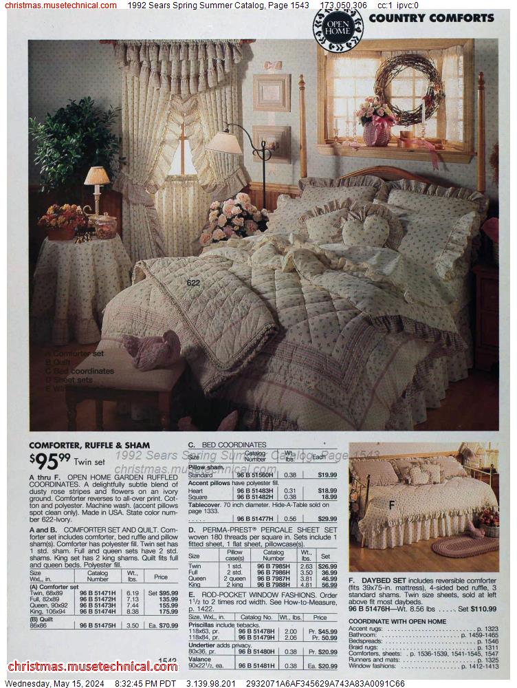 1992 Sears Spring Summer Catalog, Page 1543